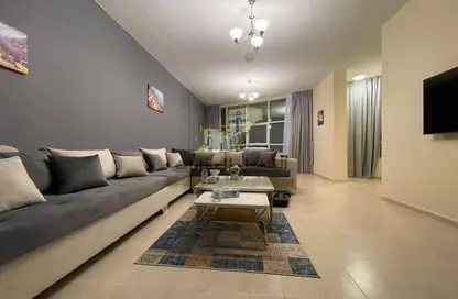 Apartment - 2 Bedrooms - 2 Bathrooms for rent in Orient Tower 2 - Orient Towers - Al Bustan - Ajman