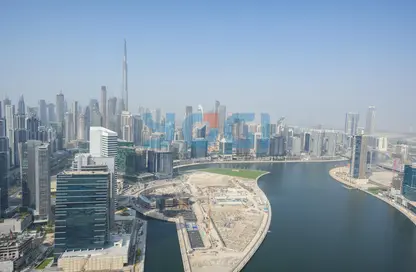 شقة - 2 غرف نوم - 2 حمامات للايجار في برج تشرشل السكني - أبراج تشرشل - الخليج التجاري - دبي