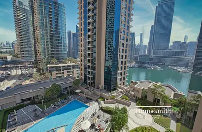 Apartment - 1 Bedroom - 2 Bathrooms for rent in Attessa Tower - Marina Promenade - Dubai Marina - Dubai