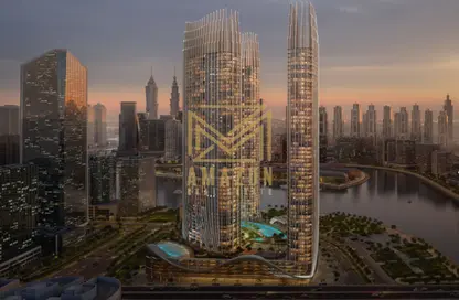 شقة - غرفة نوم - 2 حمامات للبيع في بن غاطي سكاي رايز برج ب - بن غاطي سكاي رايز - الخليج التجاري - دبي