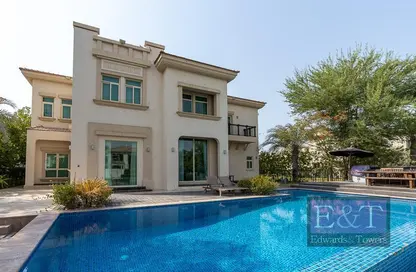 Pool image for: Villa - 4 Bedrooms - 6 Bathrooms for rent in Entertainment Foyer - European Clusters - Jumeirah Islands - Dubai, Image 1