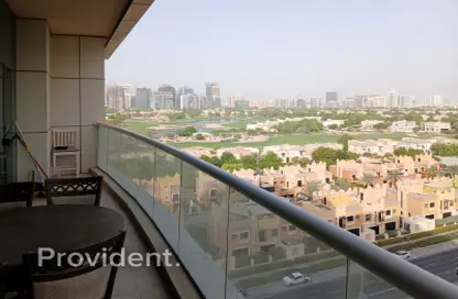 Apartment - 1 Bedroom - 2 Bathrooms for rent in Golf View Residence - Dubai Sports City - Dubai