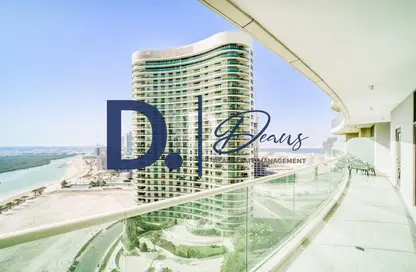 Apartment - 3 Bedrooms - 5 Bathrooms for rent in Beach Towers - Shams Abu Dhabi - Al Reem Island - Abu Dhabi