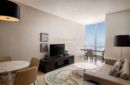 Apartment - 1 Bedroom - 1 Bathroom for rent in Etihad Tower 1 - Etihad Towers - Corniche Road - Abu Dhabi