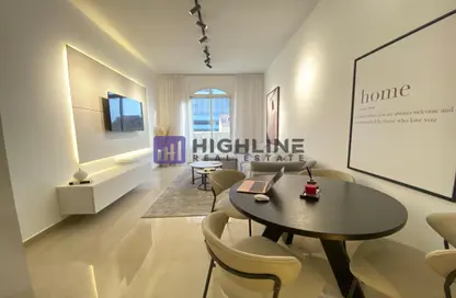 Living / Dining Room image for: Apartment - 1 Bedroom - 1 Bathroom for sale in Hanover Square - Jumeirah Village Circle - Dubai, Image 1