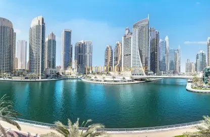 Water View image for: Apartment - 4 Bedrooms - 4 Bathrooms for sale in LIV Waterside - Dubai Marina - Dubai, Image 1