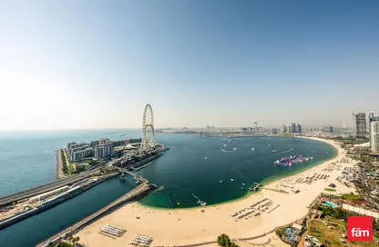 شقة - 3 غرف نوم - 4 حمامات للايجار في برج بوابه جميرا 1 - العنوان منتجع وسبا جميرا - مساكن شاطئ الجميرا - دبي
