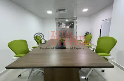 Dining Room image for: Office Space - Studio - 4 Bathrooms for rent in Khalidiya Towers - Al Khalidiya - Abu Dhabi, Image 1