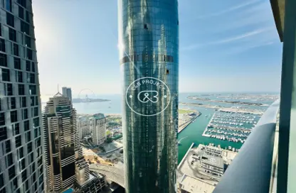 Apartment - 1 Bedroom - 2 Bathrooms for rent in Damac Heights - Dubai Marina - Dubai