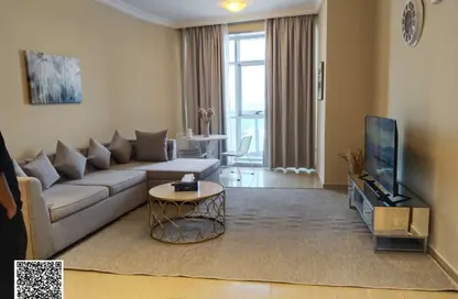 Apartment - 1 Bedroom - 1 Bathroom for sale in Corniche Tower - Ajman Corniche Road - Ajman
