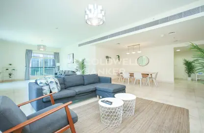 Apartment - 3 Bedrooms - 3 Bathrooms for rent in Marina Mansions - Dubai Marina - Dubai