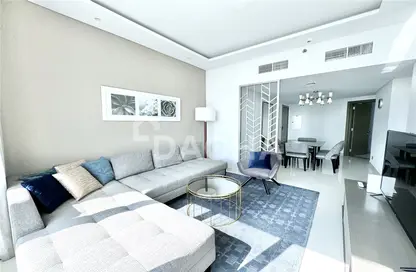 Living / Dining Room image for: Apartment - 2 Bedrooms - 3 Bathrooms for rent in PRIVE BY DAMAC (A) - DAMAC Maison Privé - Business Bay - Dubai, Image 1