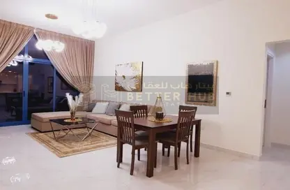 Living / Dining Room image for: Apartment - 2 Bedrooms - 2 Bathrooms for rent in Sydney Tower - Jumeirah Village Circle - Dubai, Image 1