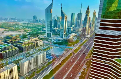 شقة - 3 غرف نوم - 4 حمامات للايجار في برج بارك - شارع الشيخ زايد - دبي