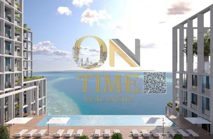 شقة - غرفة نوم - 2 حمامات للبيع في برج الكورنيش - طريق كورنيش عجمان - عجمان