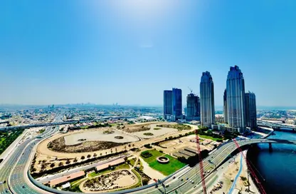 شقة - 2 غرف نوم - 2 حمامات للايجار في برج تشرشل السكني - أبراج تشرشل - الخليج التجاري - دبي