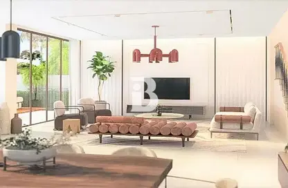 Living Room image for: Townhouse - 4 Bedrooms - 5 Bathrooms for sale in Nice - Damac Lagoons - Dubai, Image 1