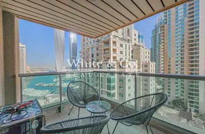 Balcony image for: Apartment - 2 Bedrooms - 3 Bathrooms for sale in Al Yass Tower - Emaar 6 Towers - Dubai Marina - Dubai, Image 1