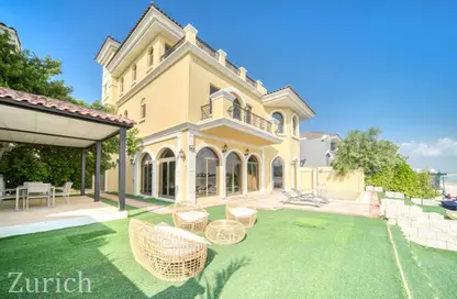 Villa - 5 Bedrooms - 6 Bathrooms for rent in Garden Homes Frond B - Garden Homes - Palm Jumeirah - Dubai