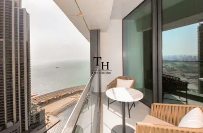 Apartment - 1 Bedroom - 2 Bathrooms for rent in Jumeirah Gate Tower 2 - The Address Jumeirah Resort and Spa - Jumeirah Beach Residence - Dubai