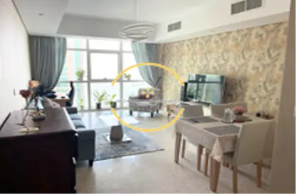 شقة - غرفة نوم - 2 حمامات للايجار في أوشن تيراس - مارينا سكوير - جزيرة الريم - أبوظبي