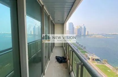 Apartment - 3 Bedrooms - 3 Bathrooms for rent in AL Wazzan Building A - Al Majaz 3 - Al Majaz - Sharjah