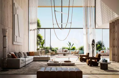 Living Room image for: Apartment - 3 Bedrooms - 4 Bathrooms for sale in Rixos - Dubai Islands - Deira - Dubai, Image 1
