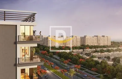 Outdoor Building image for: Apartment - 2 Bedrooms - 2 Bathrooms for sale in Grove - Town Square - Dubai, Image 1
