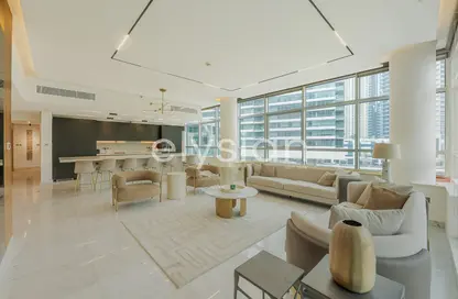 Apartment - 3 Bedrooms - 4 Bathrooms for rent in Marina Quays East - Marina Quays - Dubai Marina - Dubai
