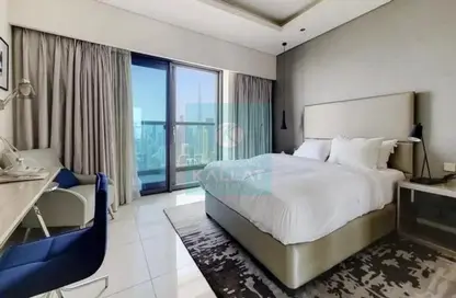 Room / Bedroom image for: Apartment - 1 Bedroom - 2 Bathrooms for rent in Tower B - DAMAC Towers by Paramount - Business Bay - Dubai, Image 1