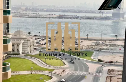 Apartment - 1 Bedroom - 2 Bathrooms for rent in Palm Tower - Al Khan Lagoon - Al Khan - Sharjah