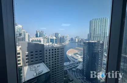 مكتب - استوديو - 1 حمام للايجار في برج بايناري - الخليج التجاري - دبي