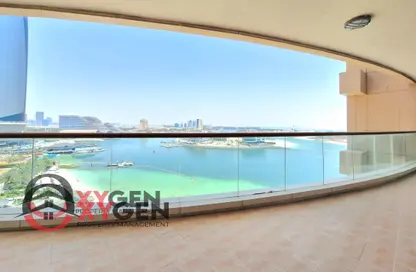Apartment - 3 Bedrooms - 4 Bathrooms for rent in Khalidiya Tower B - Khalidiya Twin Towers - Al Khalidiya - Abu Dhabi