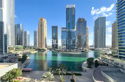 Water View image for: Apartment - 1 Bathroom for sale in Wind Tower 1 - Lake Almas West - Jumeirah Lake Towers - Dubai, Image 1