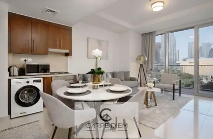 Apartment - 1 Bedroom - 2 Bathrooms for rent in Boulevard Point - Downtown Dubai - Dubai