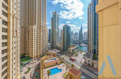 Apartment - 1 Bedroom - 2 Bathrooms for rent in Rimal 4 - Rimal - Jumeirah Beach Residence - Dubai
