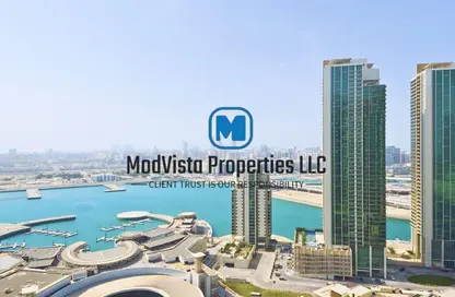Apartment - 2 Bedrooms - 3 Bathrooms for rent in Burooj Views - Marina Square - Al Reem Island - Abu Dhabi