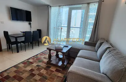 شقة - غرفة نوم - 2 حمامات للايجار في برج الكريكت - مدينة دبي الرياضية - دبي