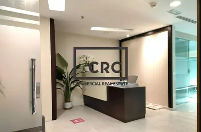Office Space - Studio - 2 Bathrooms for rent in Clover Bay Tower - Business Bay - Dubai