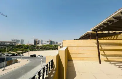 Terrace image for: Townhouse - 3 Bedrooms - 5 Bathrooms for rent in Al Amir Residence - Jumeirah Village Circle - Dubai, Image 1