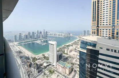 شقة - غرفة نوم - 2 حمامات للايجار في برج الأميرة - دبي مارينا - دبي