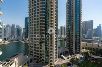 Apartment - 1 Bedroom - 1 Bathroom for rent in Blakely Tower - Park Island - Dubai Marina - Dubai