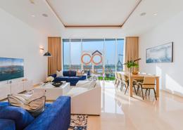 Living / Dining Room image for: Apartment - 3 bedrooms - 4 bathrooms for rent in Oceana Pacific - Oceana - Palm Jumeirah - Dubai, Image 1