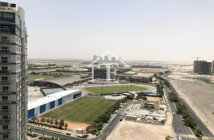 شقة - غرفة نوم - 1 حمام للايجار في برج هيرا - مدينة دبي الرياضية - دبي