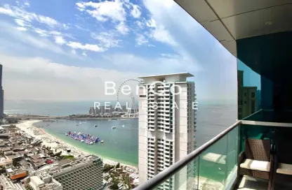 Apartment - 3 Bedrooms - 5 Bathrooms for sale in Al Fattan Marine Tower - Al Fattan Marine Towers - Jumeirah Beach Residence - Dubai