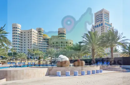 النزل و الشقق الفندقية - غرفة نوم - 2 حمامات للايجار في مساكن الحمرا - قرية الحمرا - رأس الخيمة