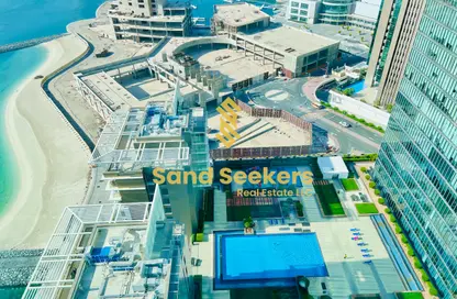 Apartment - 2 Bedrooms - 3 Bathrooms for rent in RAK Tower - Marina Square - Al Reem Island - Abu Dhabi