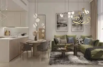 Living / Dining Room image for: Apartment - 3 Bedrooms - 4 Bathrooms for sale in Jannat - Midtown - Dubai Production City (IMPZ) - Dubai, Image 1