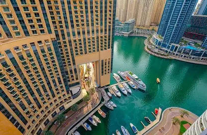 Water View image for: Apartment - 1 Bedroom - 2 Bathrooms for rent in Dubai Marina Moon - Dubai Marina - Dubai, Image 1