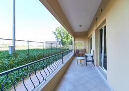 Balcony image for: Apartment - 1 bedroom - 2 bathrooms for rent in Golf Apartments - Al Hamra Village - Ras Al Khaimah, Image 1